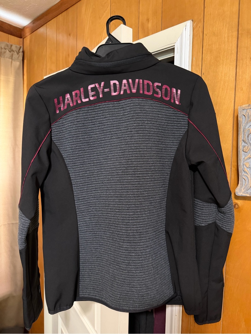 Harley-Davidson Woman’s Mixed Media Textured Knit Jacket -97409-20VW